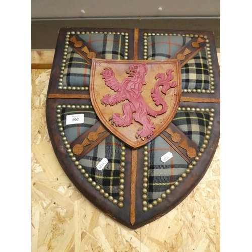 662 - Scottish Leather Shield