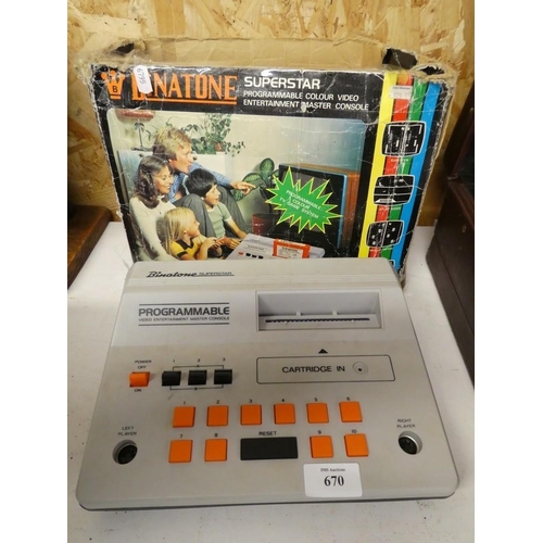 670 - Binatone Superstar Master Console in Original Box