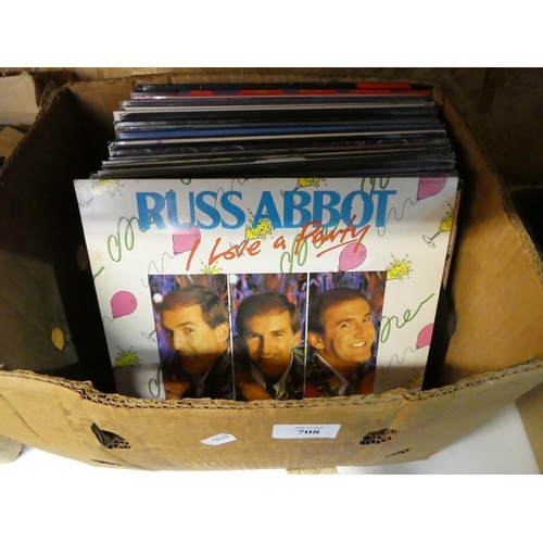 708 - Assorted LPs and Single Records