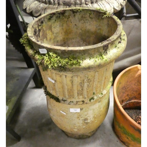 72 - Vintage Clay Chimney Pot Planter