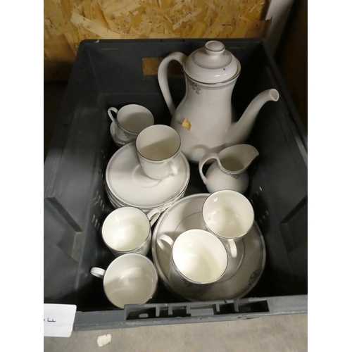 734 - Box - Royal Doulton Andante Pattern Coffee Set.