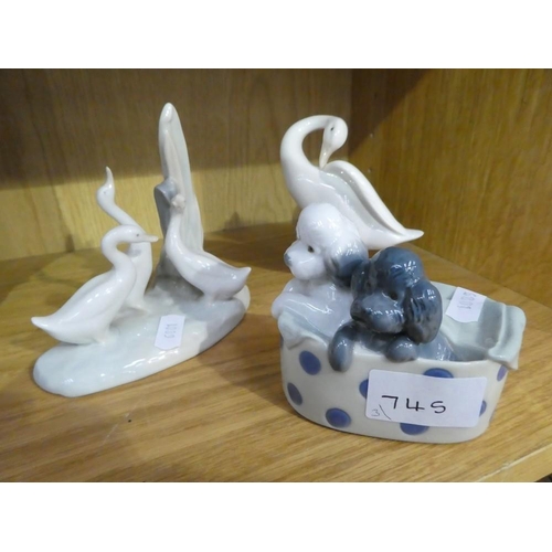 745 - Lladro & Nao Ornaments