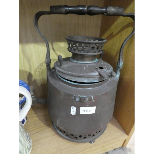 755 - Vintage Copper Tea Urn