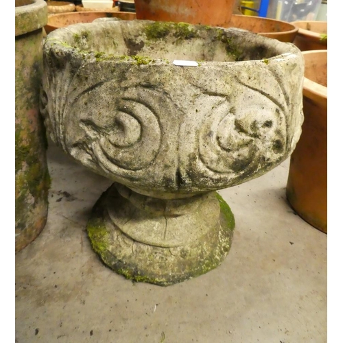 87 - Reconstituted Cast Stone Planter