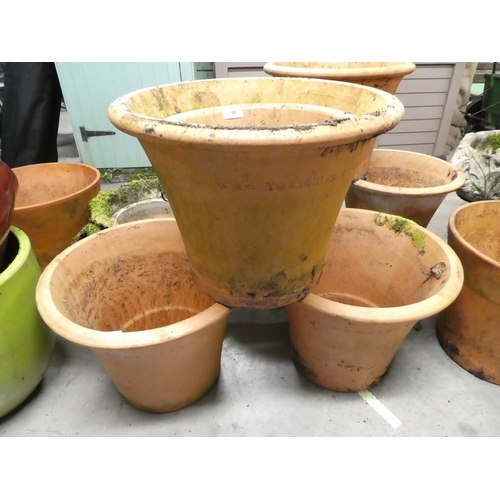 98 - Four Terracotta Plant Pots