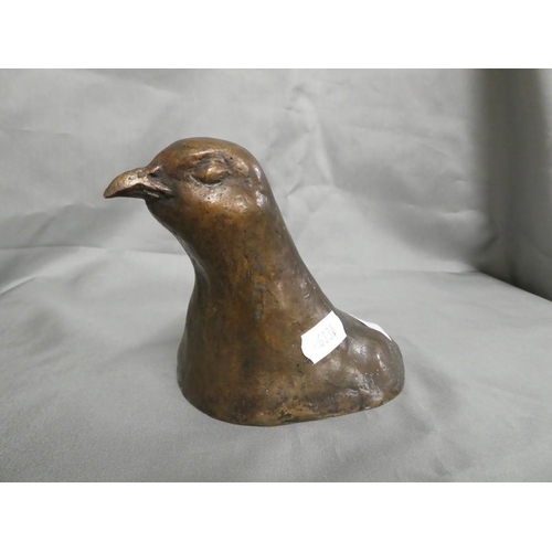 1091 - Hot Cast Bronze Pheasant Bust.