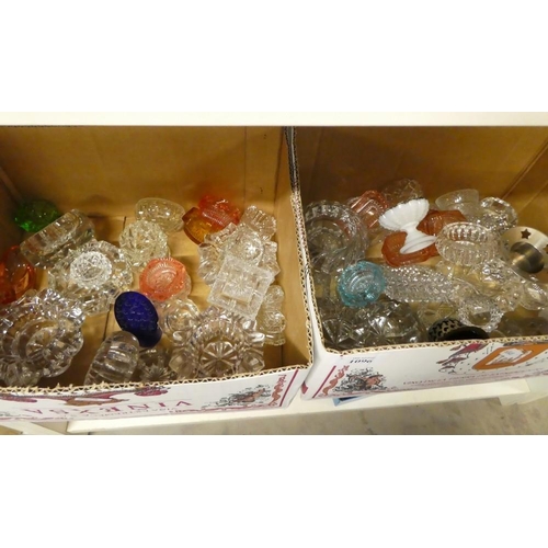 1096 - Two Boxes of Tea Light Holders, Salts etc.