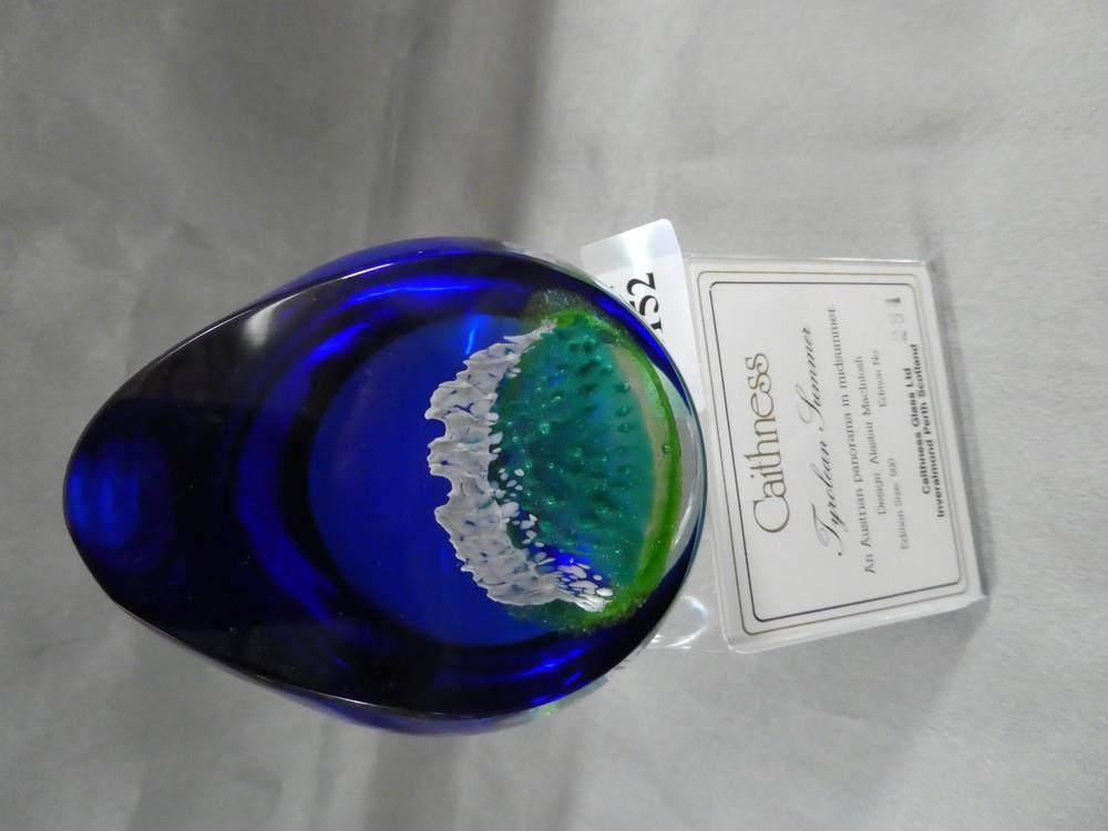 Boxed Caithness Glass Paperweight