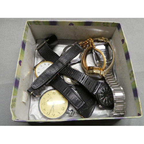 2569 - Lot of Vintage Wrist Watches and a Pocket Watch