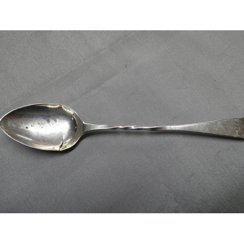 2573 - Antique Scottish Provincial Silver Spoon - Banff 16.5cm long.