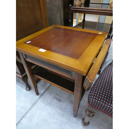 3065 - Mahogany Drop Leaf Occasional Table