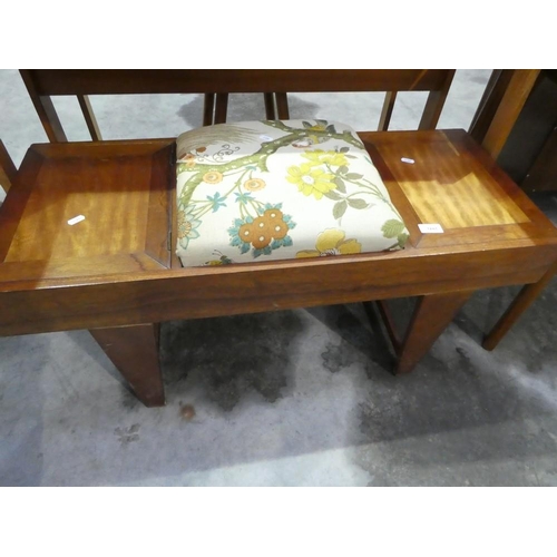 3103 - Vintage Teak Window Seat