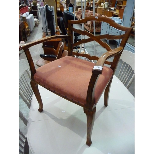 3365 - Vintage Beech Elbow Chair