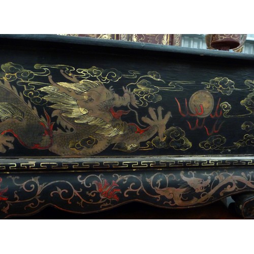 3050 - Chinese Lacquered Wedding Barge