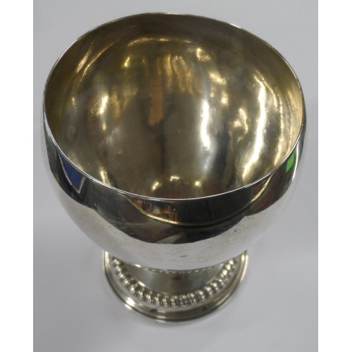 2167 - Georgian Antique London Silver Goblet, approx 6.8oz troy.