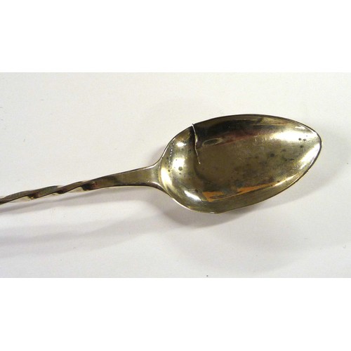 2573 - Antique Scottish Provincial Silver Spoon - Banff 16.5cm long.