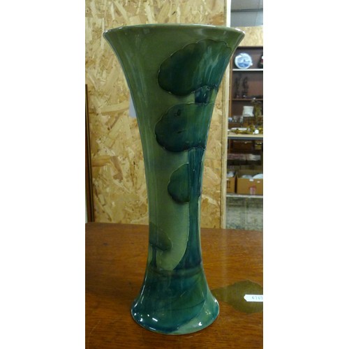 1230 - Moorcroft Hazeldene Trumpet Shaped Vase, approx 25cm tall.