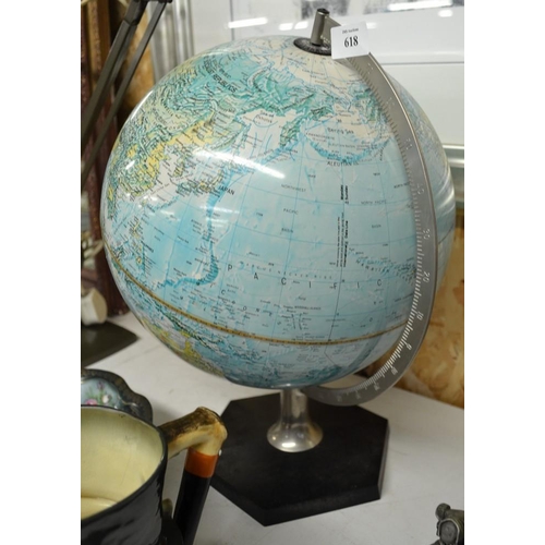 618 - Vintage Globe