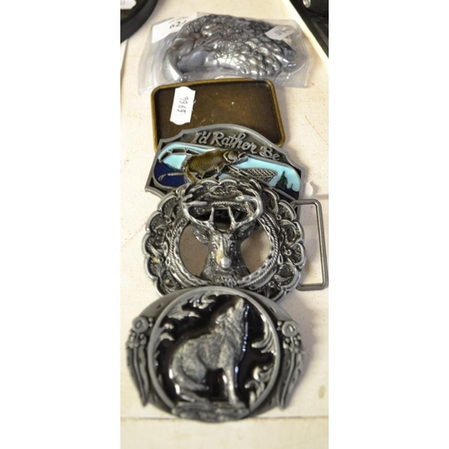 624 - Assorted Collector's Belt Buckles