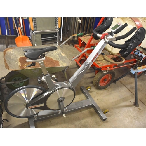 72 - Keiser M3 Exercise Bicycle & Shoes Size 45