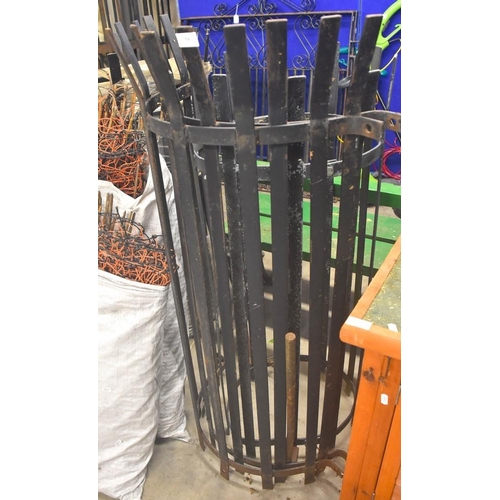 75 - 2 Metal Tree Guards (approx 4ft Tall)