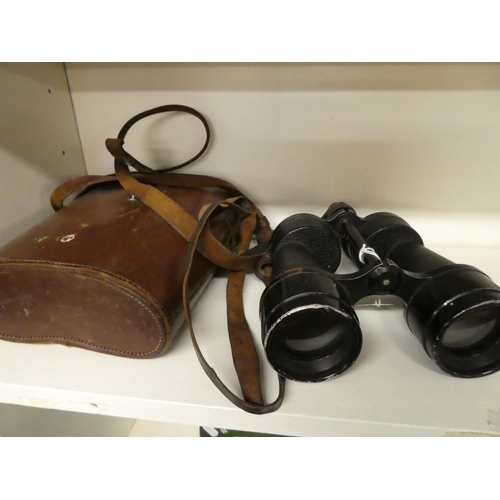 1084 - Pair of Ross of London 10 x 50 Stepnur Binoculars in Case.