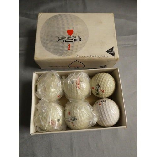 1355 - Box of Vintage Unused Penfold Golf Balls.