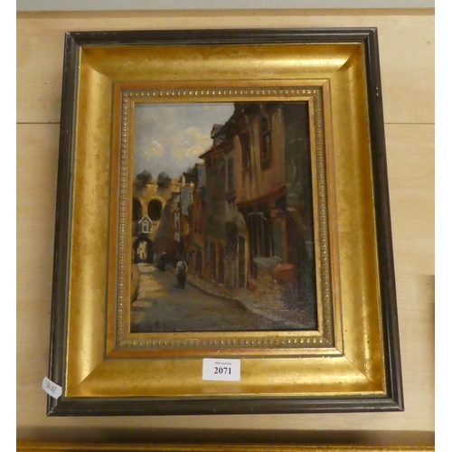 2071 - Framed Oil Painting 