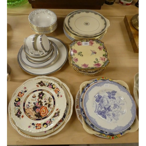 2081 - Large Collection of Assorted Dinner Plates, Tea Wares etc - Masons, Minton, Royal Doulton etc.