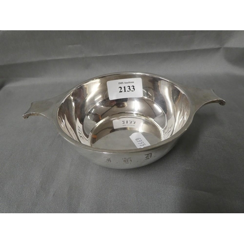 2133 - London Silver Quaich, maker S & Co, approx 5oz troy.