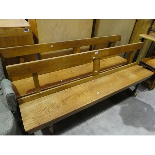 3086 - Pair of Vintage Oak Benches
Length: 183
Height: 80
Depth: 35
Dimensions in CM and are approximates.