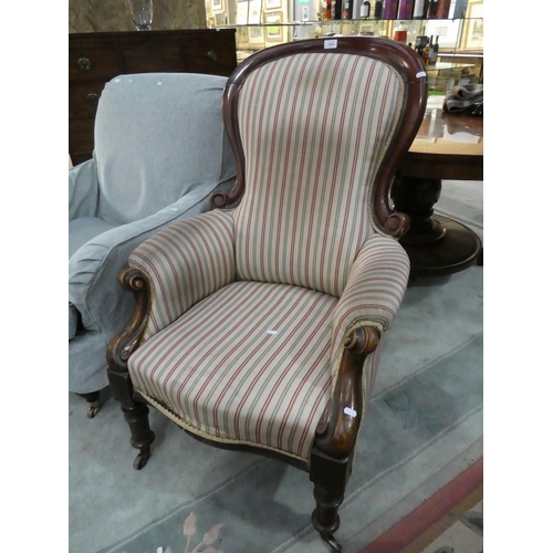 3103 - Victorian Mahogany Armchair