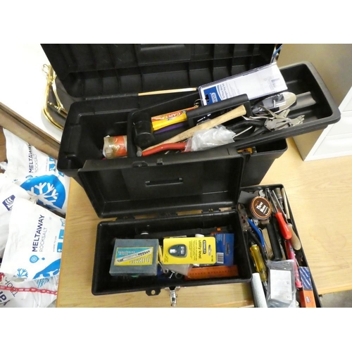 3557 - Two Toolboxes with Assorted Tools