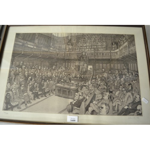 1598A - 1987 House of Commons Political Print.