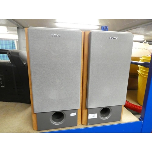 150 - Pair of Sony Speakers Model SS - NX1