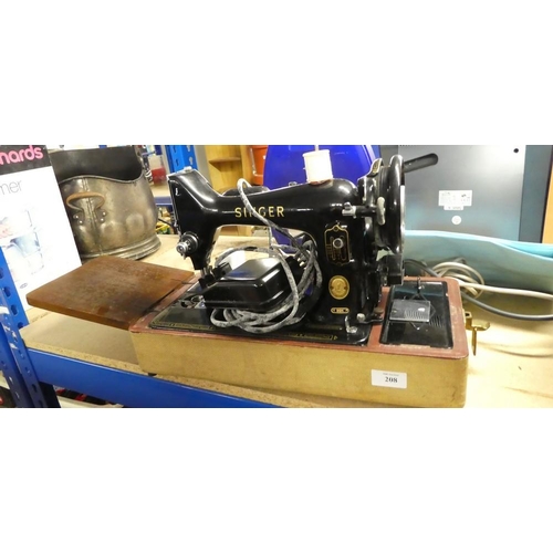 208 - Singer Sewing Machine Model Number 99K