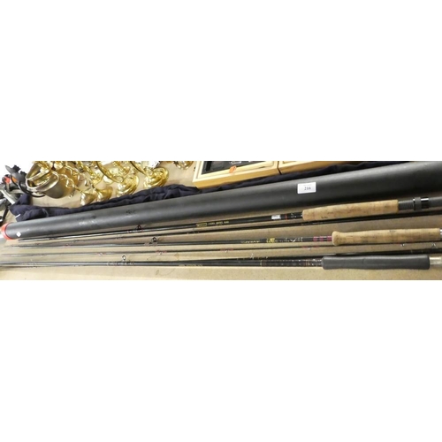 216 - Assorted Fishing Rods including Shakespear, Bruce and Walker and Ryobi