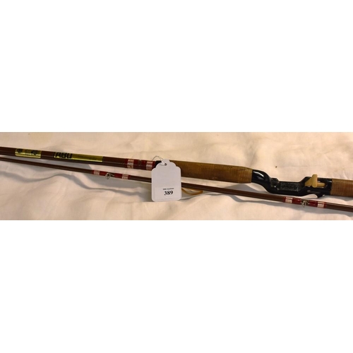 389 - Abu Atlantic 460 Zoom 9ft 2 Piece Fishing Rod