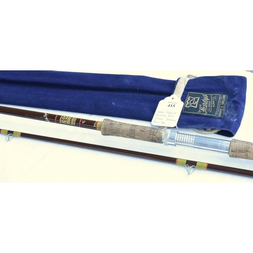 415 - Hardy Fibalite Spinning 9.5ft 2 Piece Spinning Rod & Bag