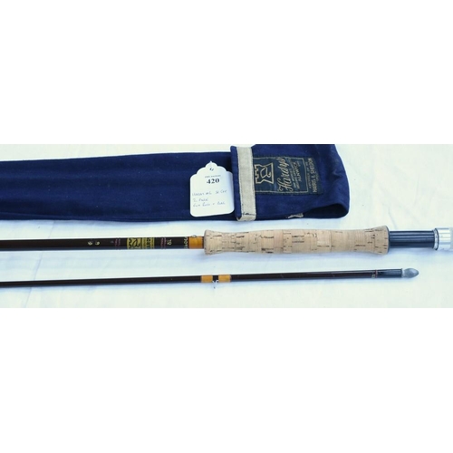 420 - Hardy #6 8.5ft 2 Piece Fly Rod & Bag