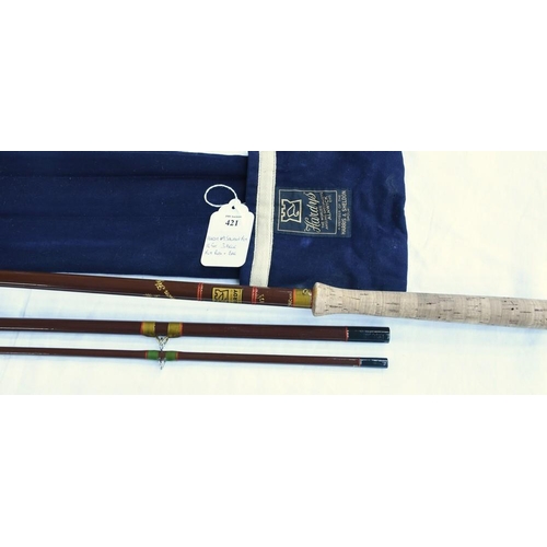 421 - Hardy 9 Salmon Fly 12.5ft 3 Piece Fly Rod & Bag