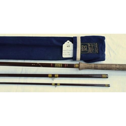 422 - Hardy #9 Salmon Fly 12.5ft 3 Piece Fly Rod & Bag