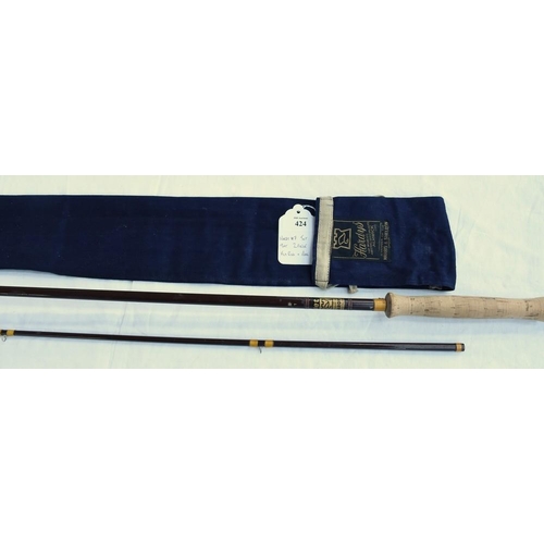 424 - Hardy #7 9ft 2 Piece Fly Rod & Bag