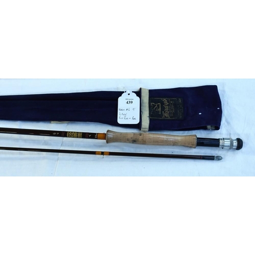 439 - Hardy #6 9ft 2 Piece Fly Rod & Bag