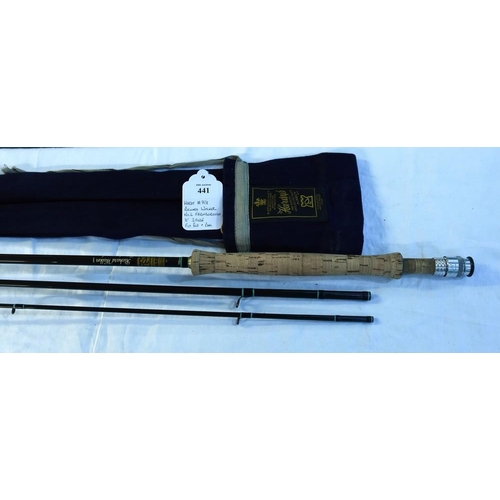 441 - Hardy #7/8 Richard Walker No4 Farnborough 11ft 3 Piece Fly Rod & Bag