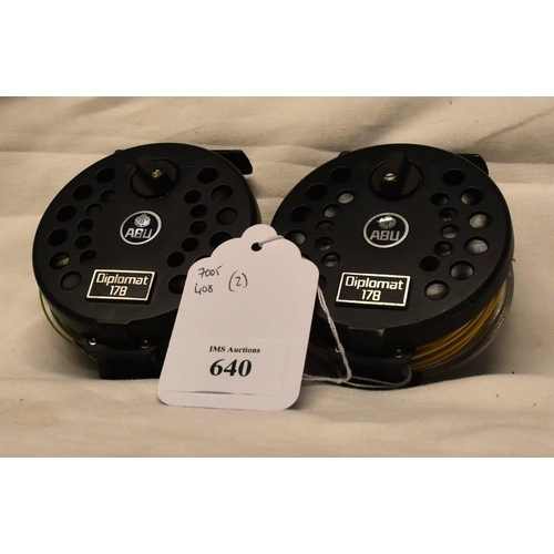 640 - 2 Abu Diplomat 178 Fly Reels