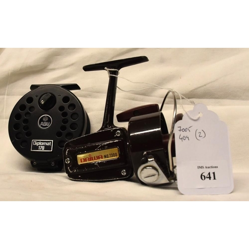 641 - Daiwa Spinning Reel & Abu Diplomat 178 Fly Reel