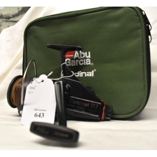 643 - Abu Cardinal 157 Spinning Reel & Case