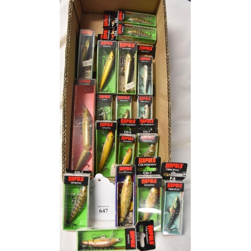 647 - Box - Assorted Rapala Lures