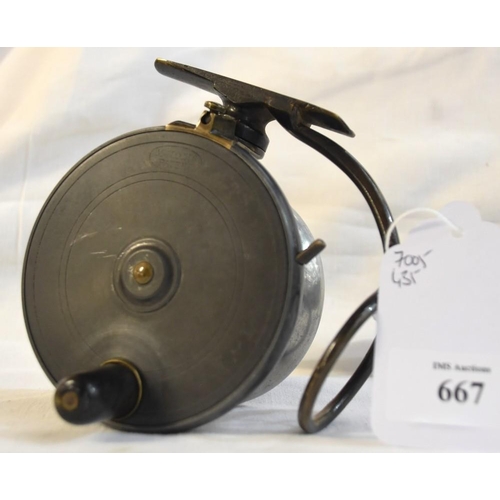 667 - Vintage Malloch's of Perth Side Caster Fly Reel